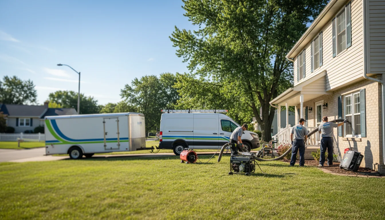 Flooded Basement Restoration And Cleanup With Repair in Pioneer, OH near me